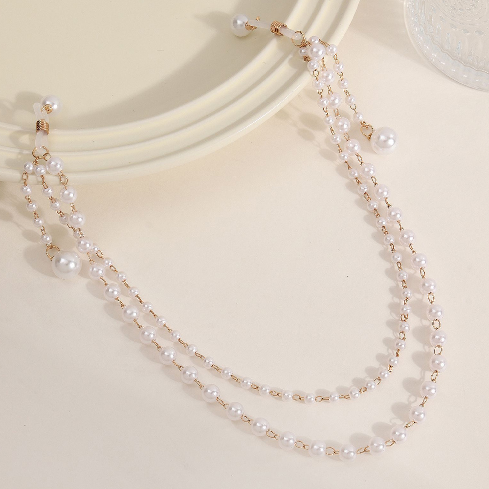 Imitation Pearl Tassel Chest C - Body Jewelry Retainers review and price