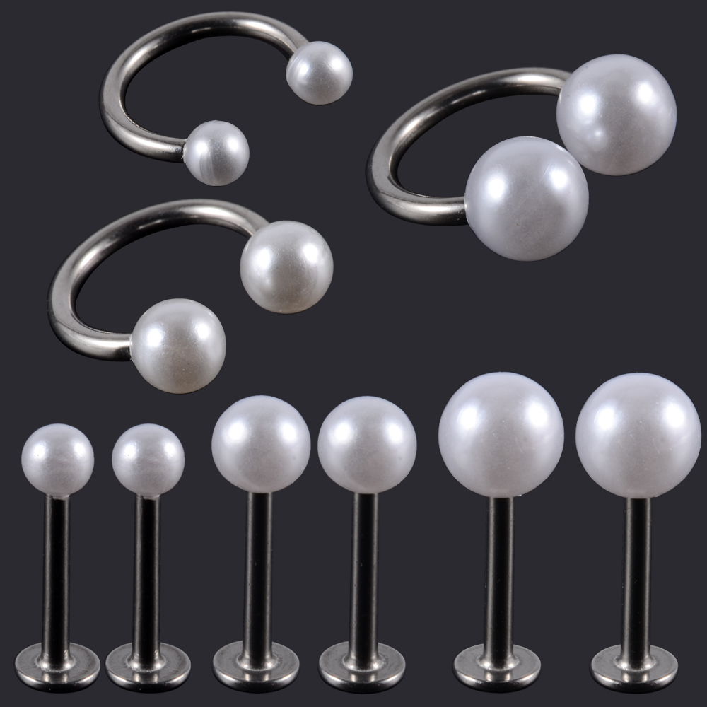 10pcs/lot Surgical Steel Pearl - Body Jewelry Surgical Steel review and price