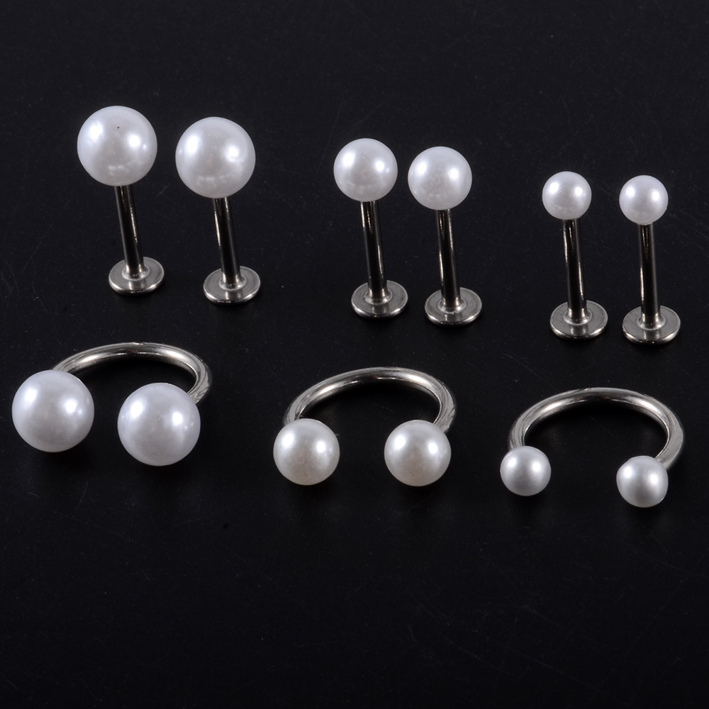 10pcs/lot Surgical Steel Pearl - Body Jewelry Surgical Steel review and price