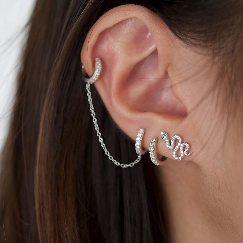 1pc Surgical Steel Zircon Spid - Body Jewelry Surgical Steel review and price