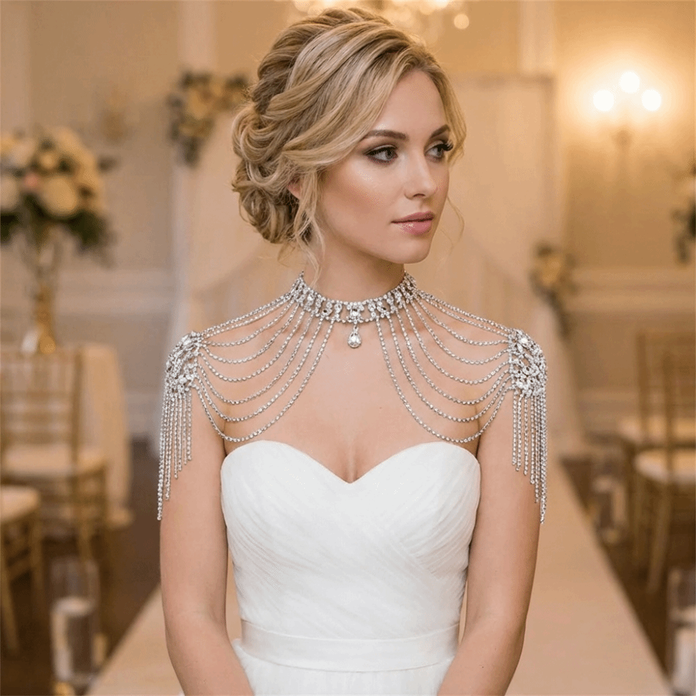 Luxurious Design Rhinestone Sh - Body Jewelry Necklace review and price