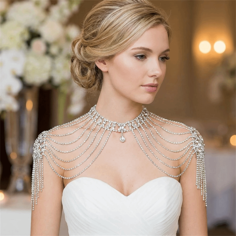 Luxurious Design Rhinestone Sh - Body Jewelry Necklace review and price