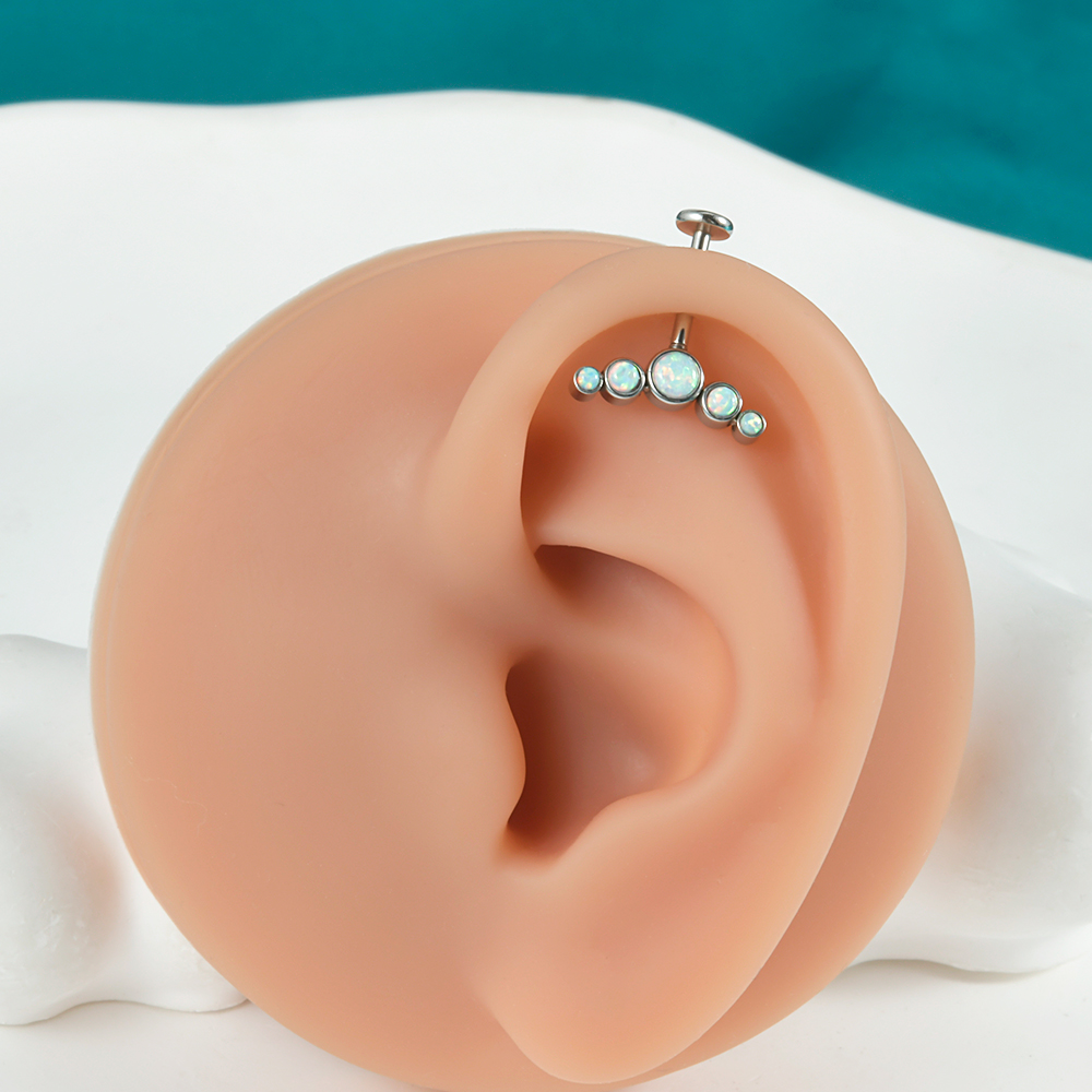 1PC Surgical Steel CZ Gem Opal - Body Jewelry Surgical Steel review and price